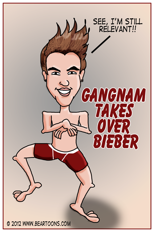 caricatures of justin bieber