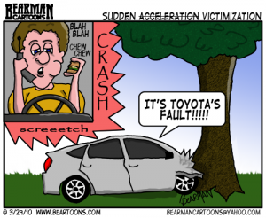 3 16 10 Bearman Cartoon Toyota Prius Acceleration