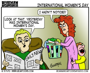 3 8 10 Bearman Cartoon Womens Day
