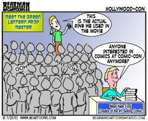 7 22 10 Bearman Cartoon ComicCon Hollywood 7 22 10 Bearman Cartoon ComicCon Hollywood