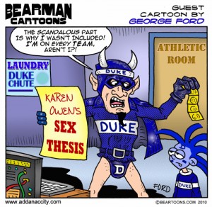 Editorial Cartoon: Duke University Karen Owen Powerpoint