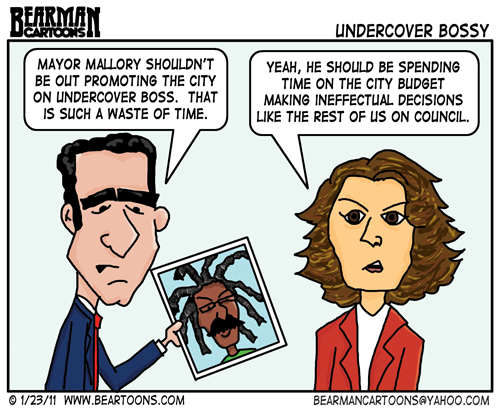 Editorial Cartoon: Undercover Bossy