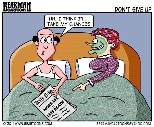 Give Up After Marriage Cartoon This cartoon was inspired by Sunday's post
