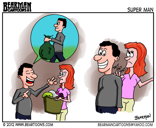 Bearman Cartoons Super Man Dialogue Free Comics Day