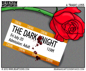 7-22-12-Bearman-Editorial-Cartoon Dark Knight Shootings