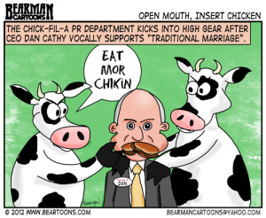 7-26-12-Bearman-Editorial-Cartoon Chick Fil A Gay Marriage