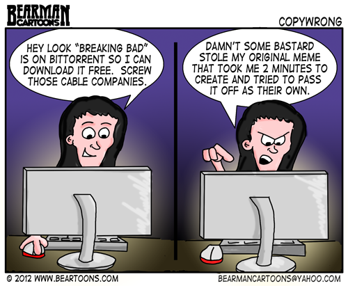 10-7-12-Bearman-Cartoon-Web Social Media Stealing Editorial Cartoon Social Media Stealing