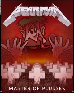 Guest Toon Stef Marcinkowski of Sara Zero Bearman Cartoons Master of Plusses