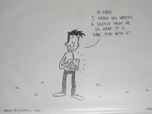 Skar Cartoon from Mojo Comics
