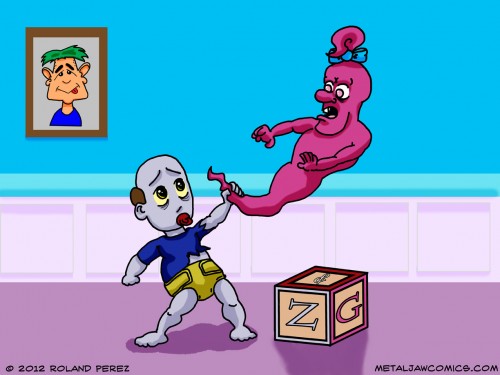 Baby Z&G of Metal Jaw Comics
