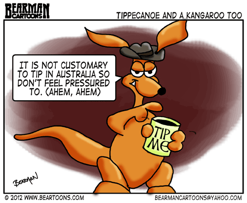 Bearman Cartoons Tipping in Australia