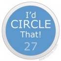 I'd Circle That Google Plus Tshirt