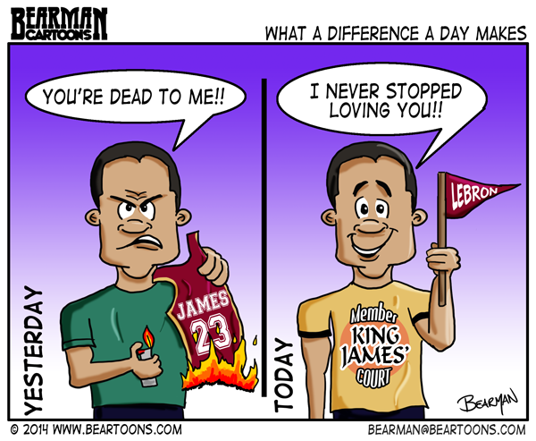 Lebron James Returns to Cleveland Cavaliers